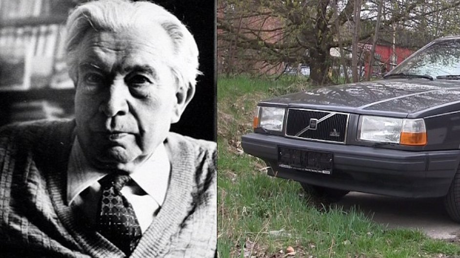 Potomci bsnka Jaroslava Seiferta prodvaj Volvo, kter podili za odmnu z Nobelovy ceny