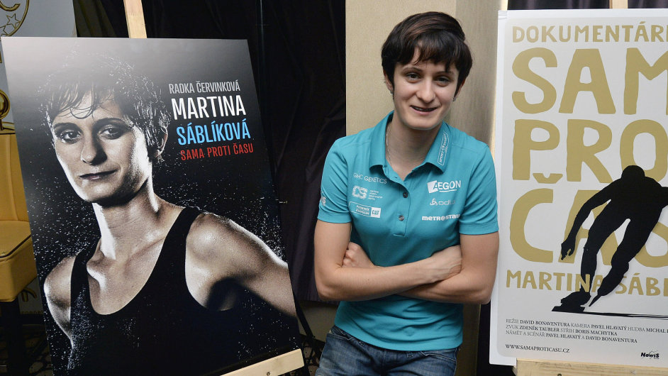 Martina Sblkov ped olympijskou sezonou pedstavila ivotopisnou knihu a film Sama proti asu