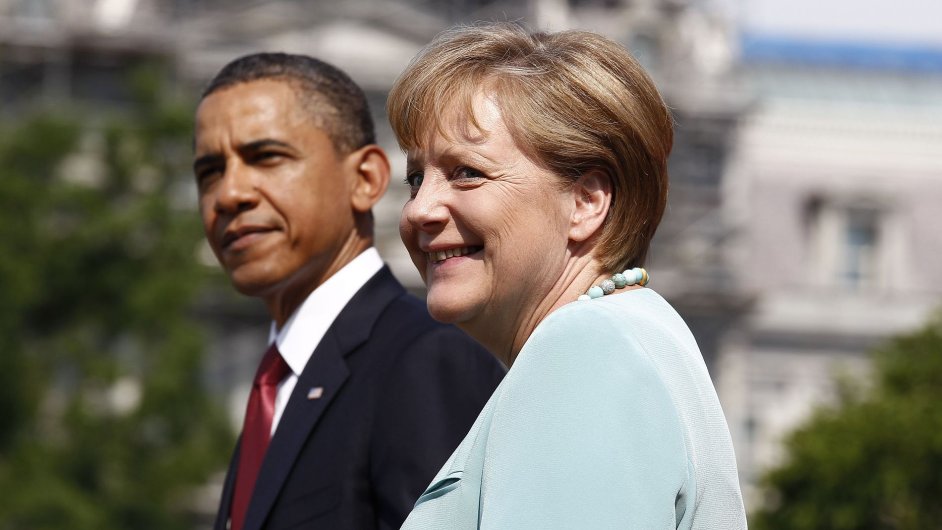 Angela Merkelov a Barack Obama
