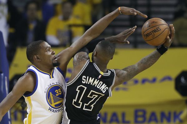 USA OAKLAND SPURS WARRIORS BASKETBALL 862