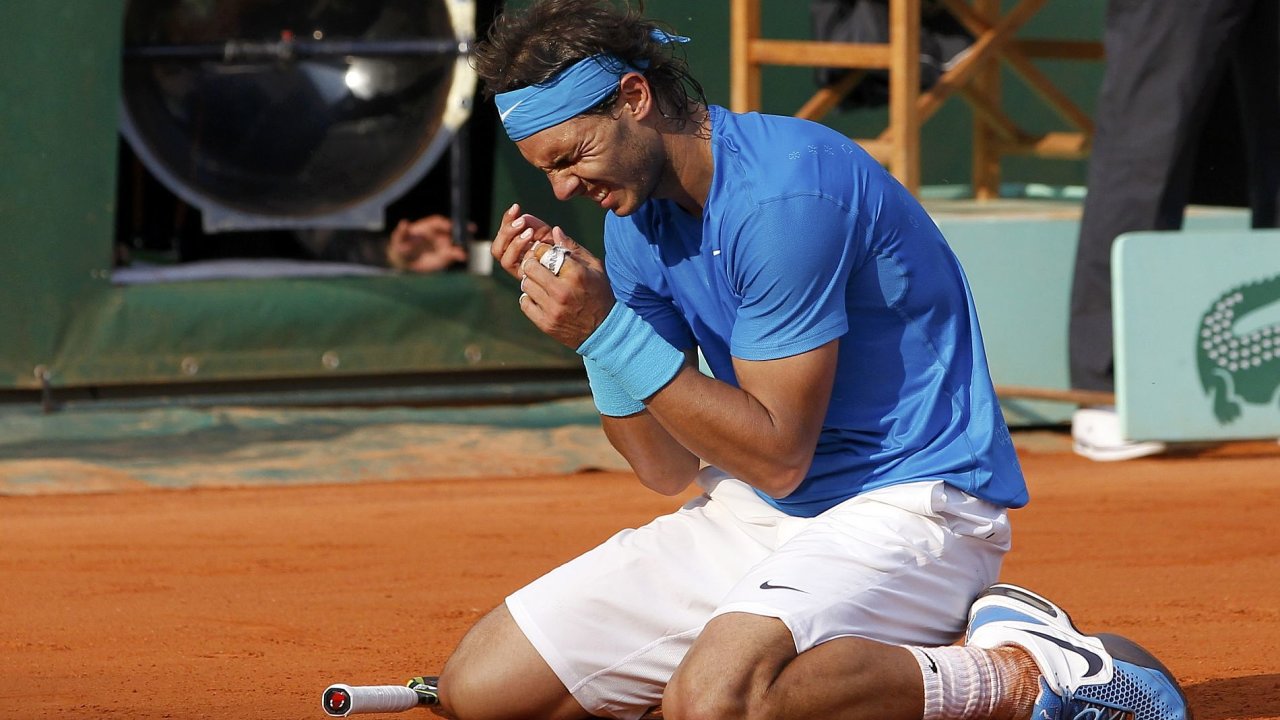 Rafael Nadal slav est titul na Roland Garros.