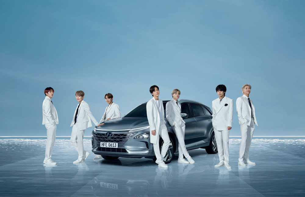 BTS v kampani Hyundai Nexo