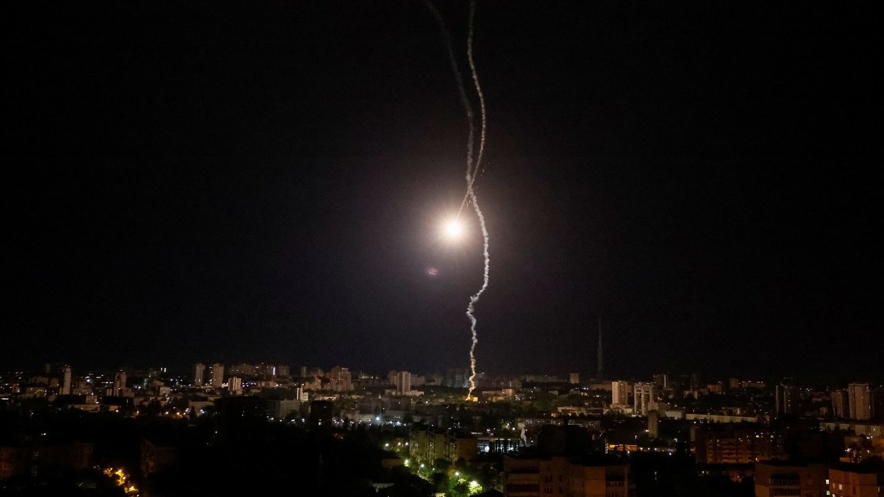 Sestelen rusk rakety ukrajinskou protivzdunou obranou