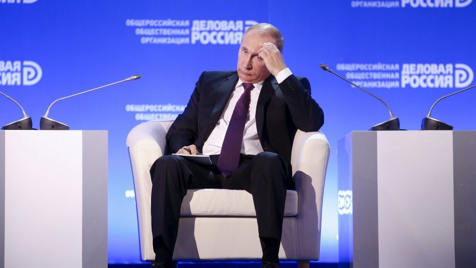 Ruský prezident Vladimir Putin vystoupil pøed pár dny na byznysovém fóru v Moskvì.