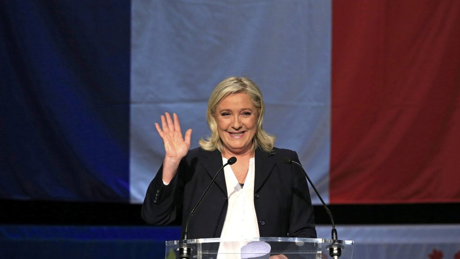 Marine Le Penov hovo po oznmen prvnch odhad.