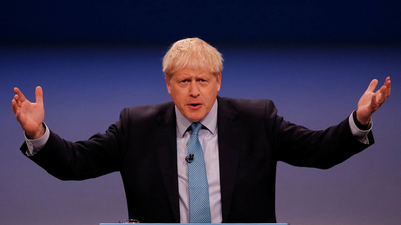 Britsk premir Boris Johnson vera obrexitu mluvil nasjezdu sv Konzervativn strany.
