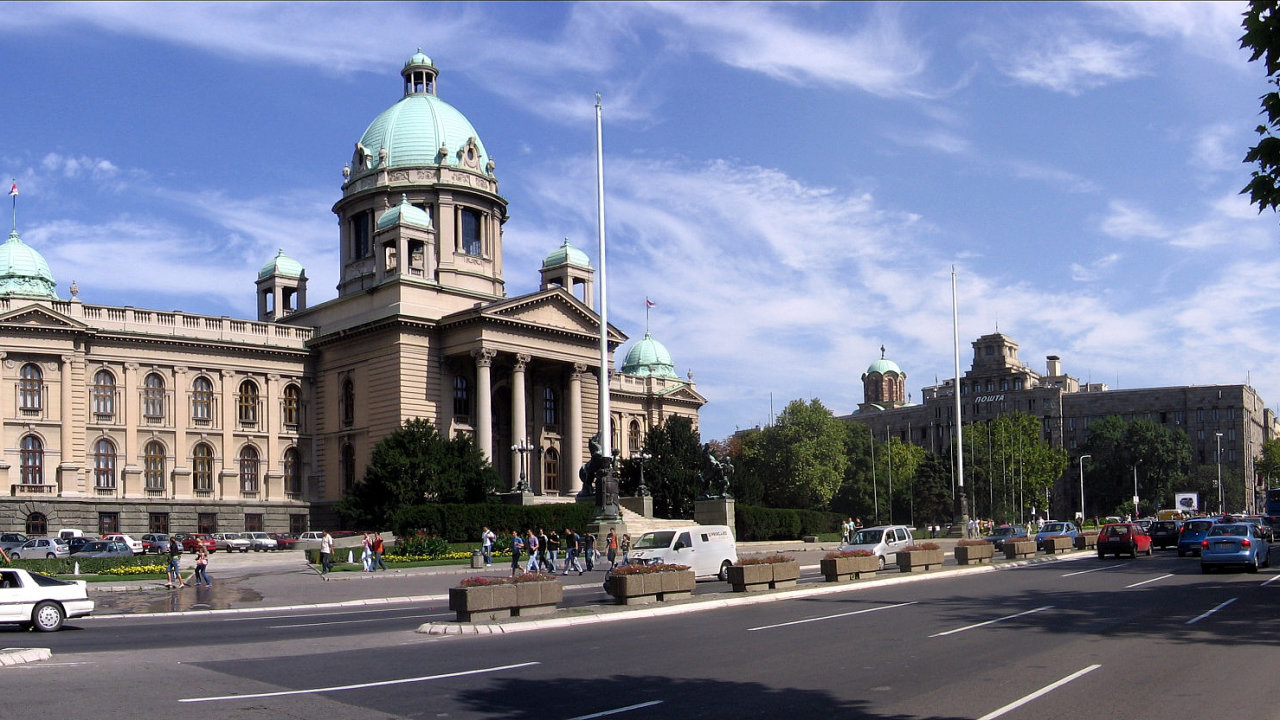 Srbsk parlament, ilustran foto