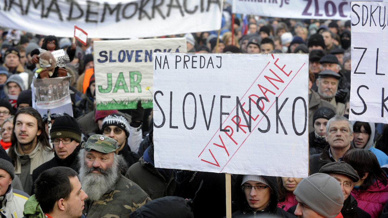 Protesty proti Gorile v Bratislav