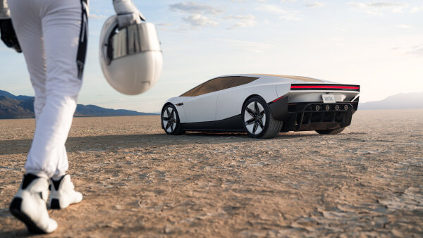 L�taj�c� Tesla Roadster vyu��v� technologii studen�ch plynov�ch trysek, kter�...