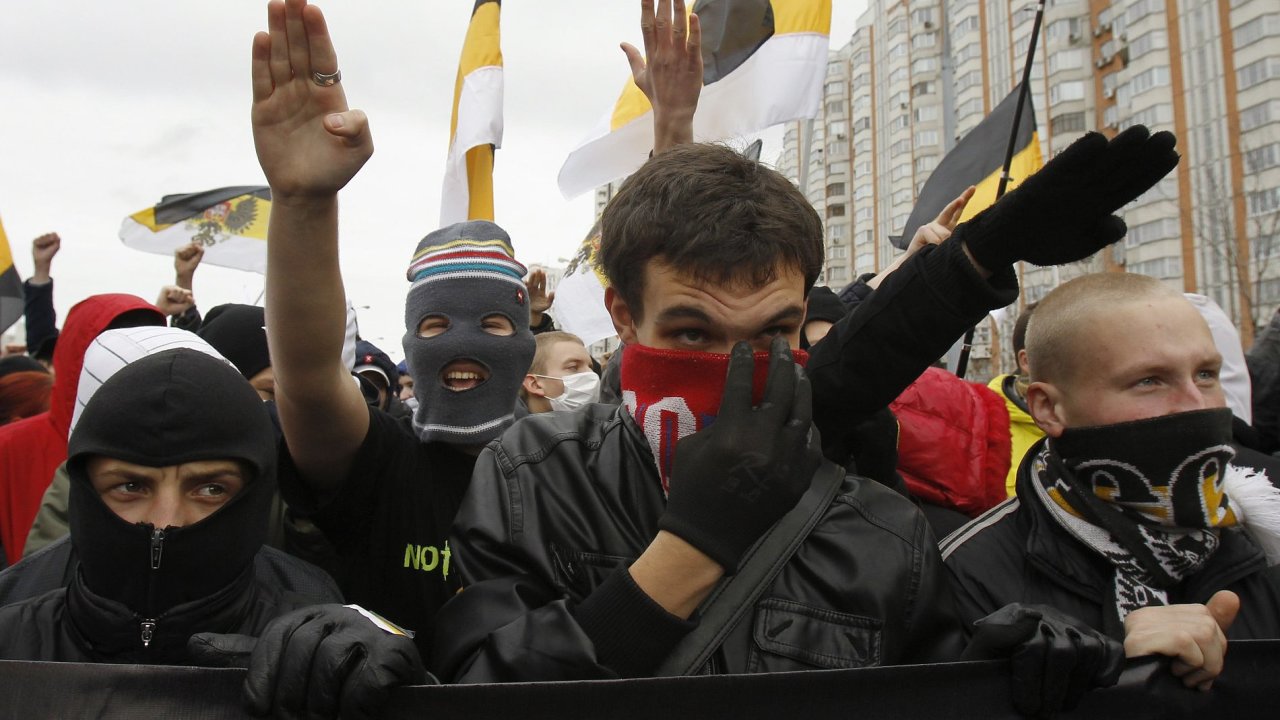 Rut pravicov extremist v Moskv