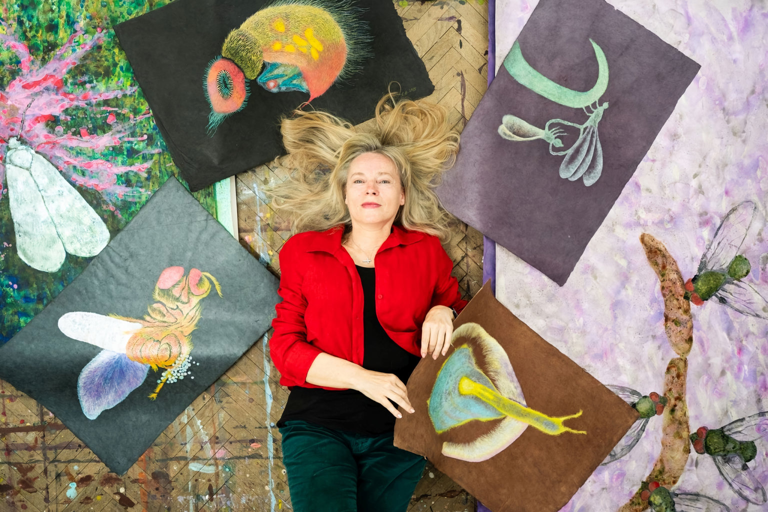 VÝSTAVA: Erika Bornová: Stíny horkého léta Traudi Schönfeld (Galerie Václava Špály) (Foto: René Volfík) VÝSTAVA: Erika Bornová: Stíny horkého léta Traudi Schönfeld (Galerie Václava Špály)