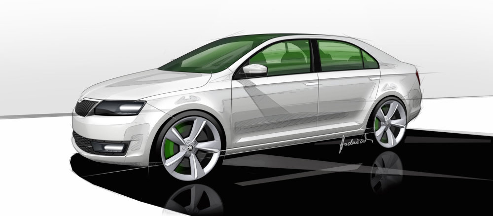 Škoda Rapid - design