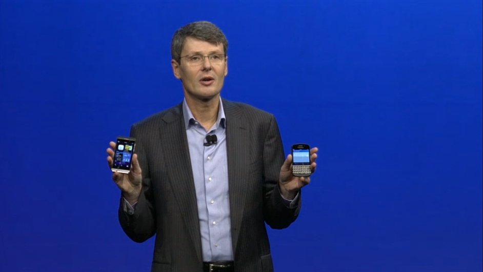 editel spolenosti BlackBerry ukazuje dva nov telefony Z10 a Q10 se systmem BlackBerry 10