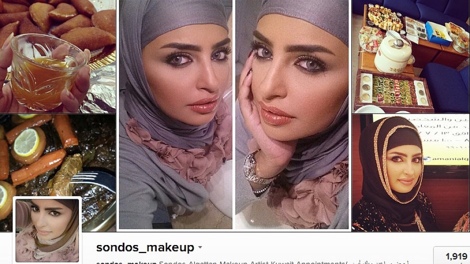 Prodejce make-upu na Instagramu