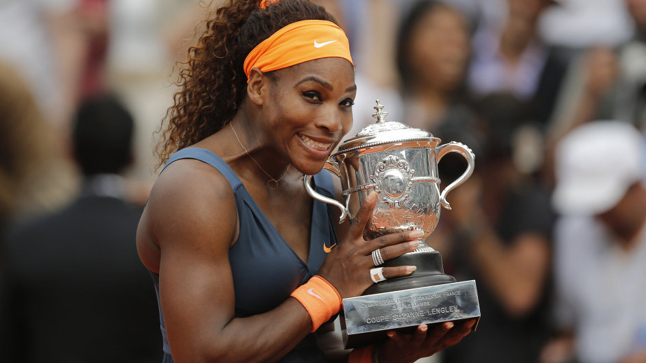Serena Williamsov s trofej pro vtzku French Open