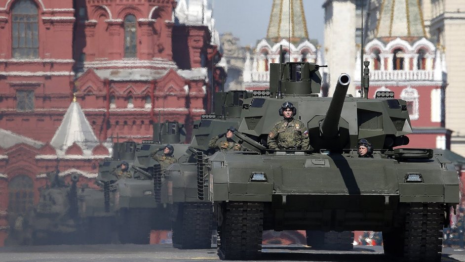 Moskva, Rusko, rusk armda, tanky