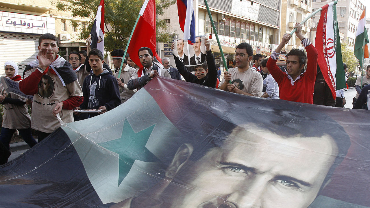 Provldn demonstrace v Damaku