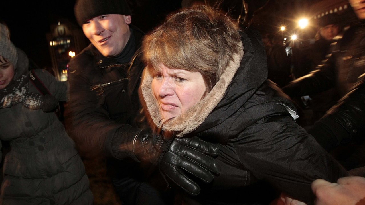 Zatkn blorusk opozice v Minsku, 19. prosince 2011