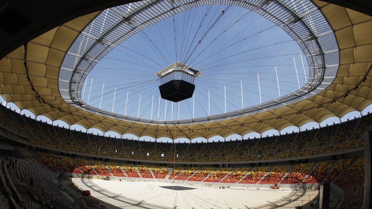 Nrodn stadion v Bukureti.