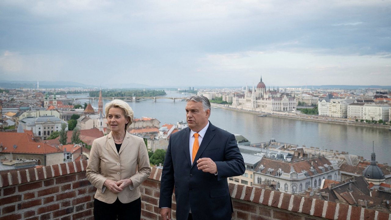 Ursula von der Leyenová, Viktor Orbán, Budapeš�