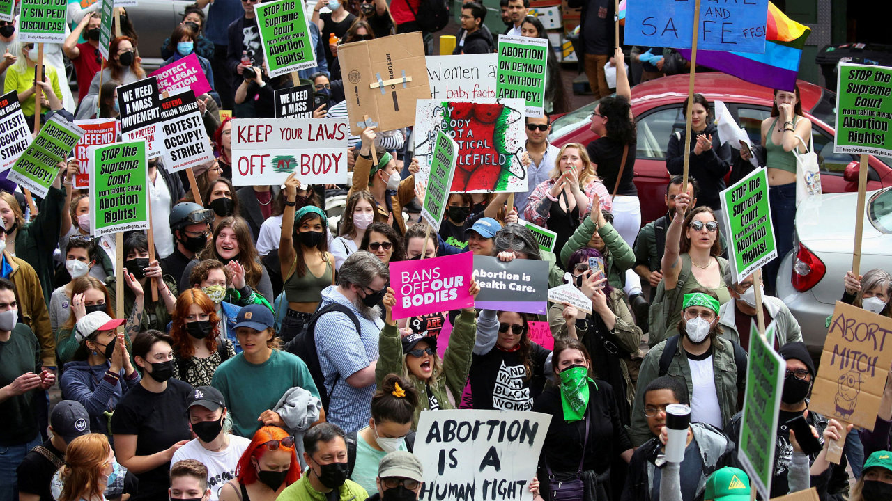 Demonstranti za práva na potrat, Washington, U.S.