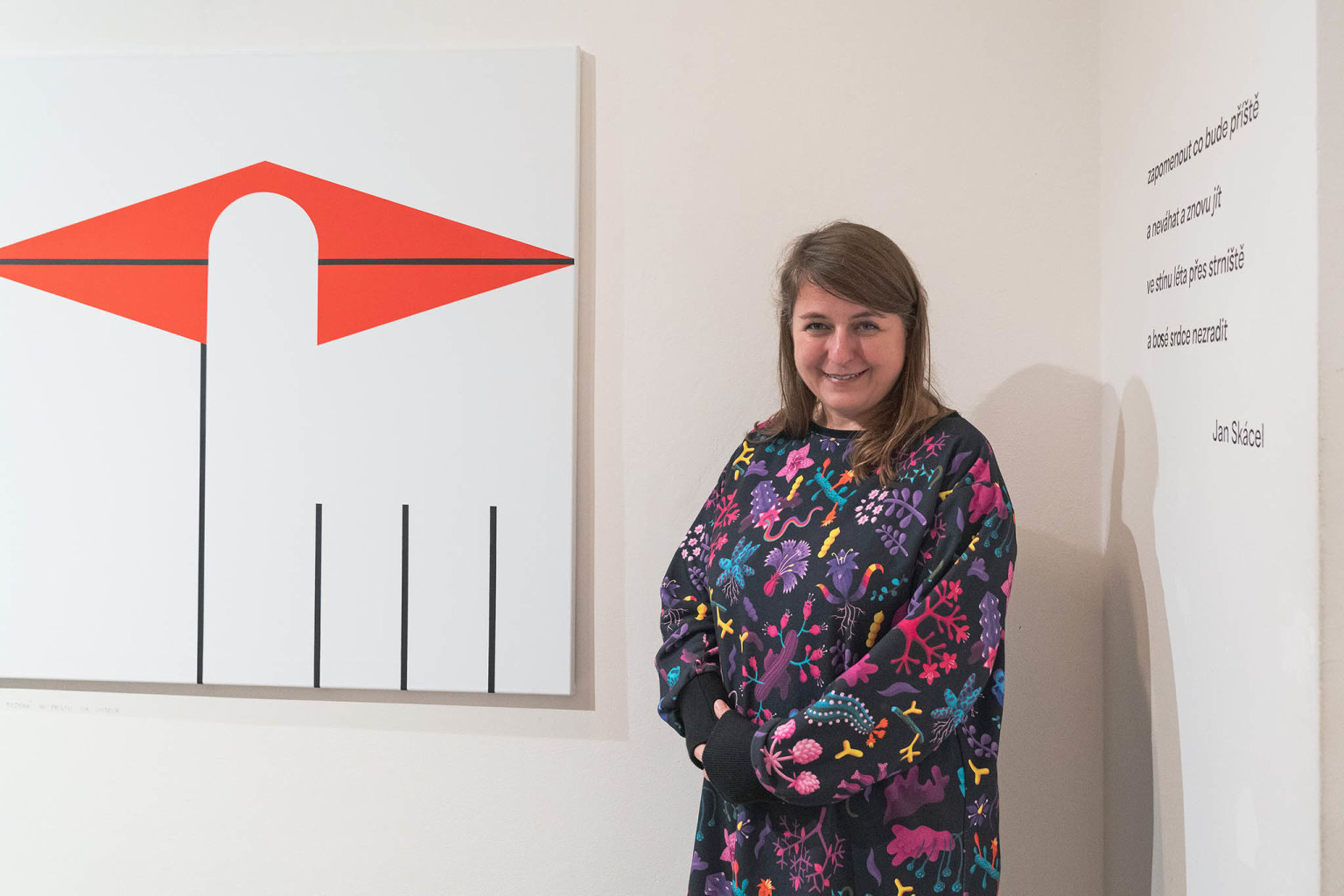 Vendula Chal�nkov� ��k�, �e j� ve v�tvarn�m um�n� spr�vn� nasm�rovala st�edn� �kola.