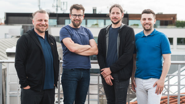 Zakladatel� Presto Ventures, zleva Vojta Ro�ek, P�emysl Rube�, Eduard Ku�era...