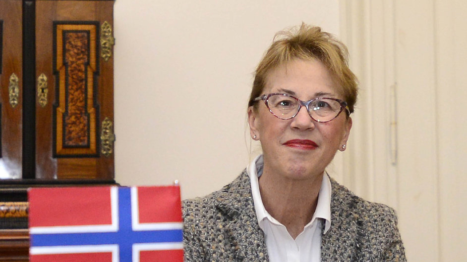 Norská velvyslankynì Siri Ellen Sletnerová