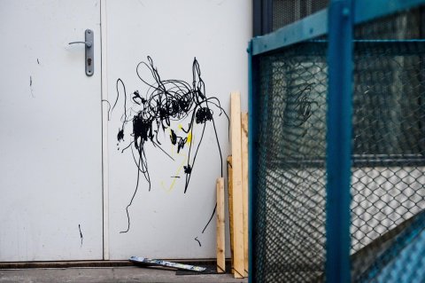 Galerie a ateliéry Karlin Studios na snímku z minulého měsíce.