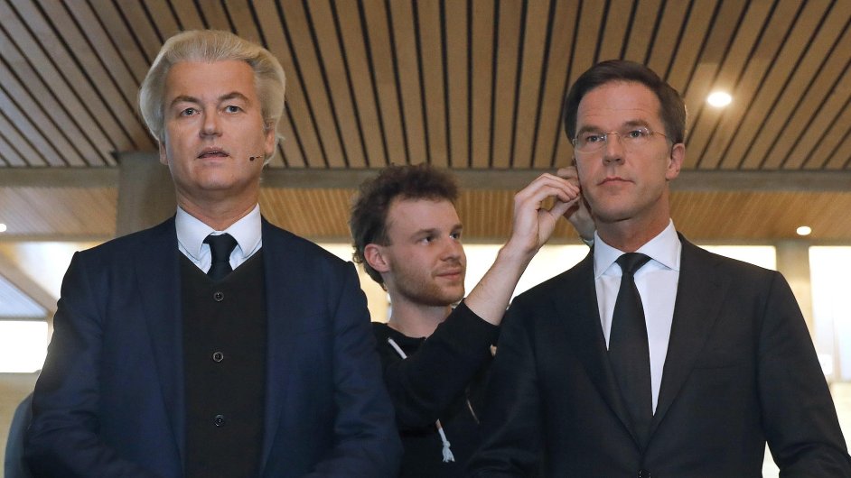 Geert Wilders (vlevo) a Mark Rutte.