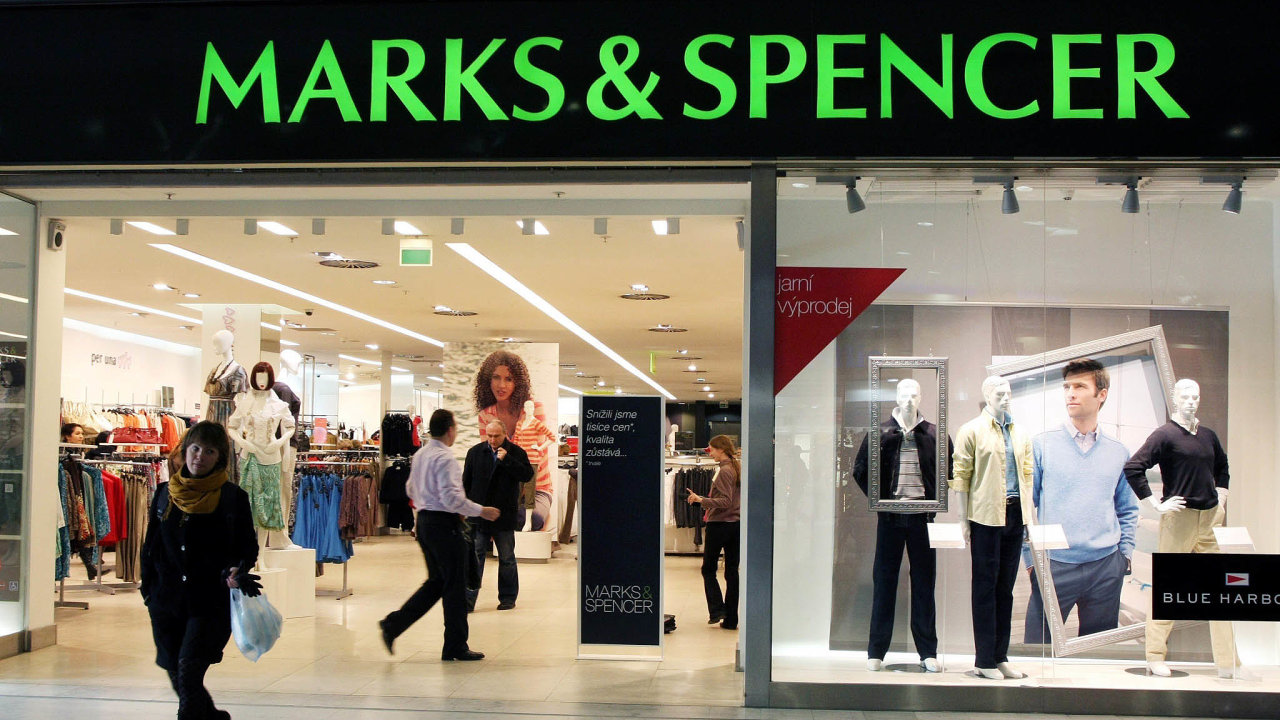 Britský maloobchodní řetězec Marks & Spencer.