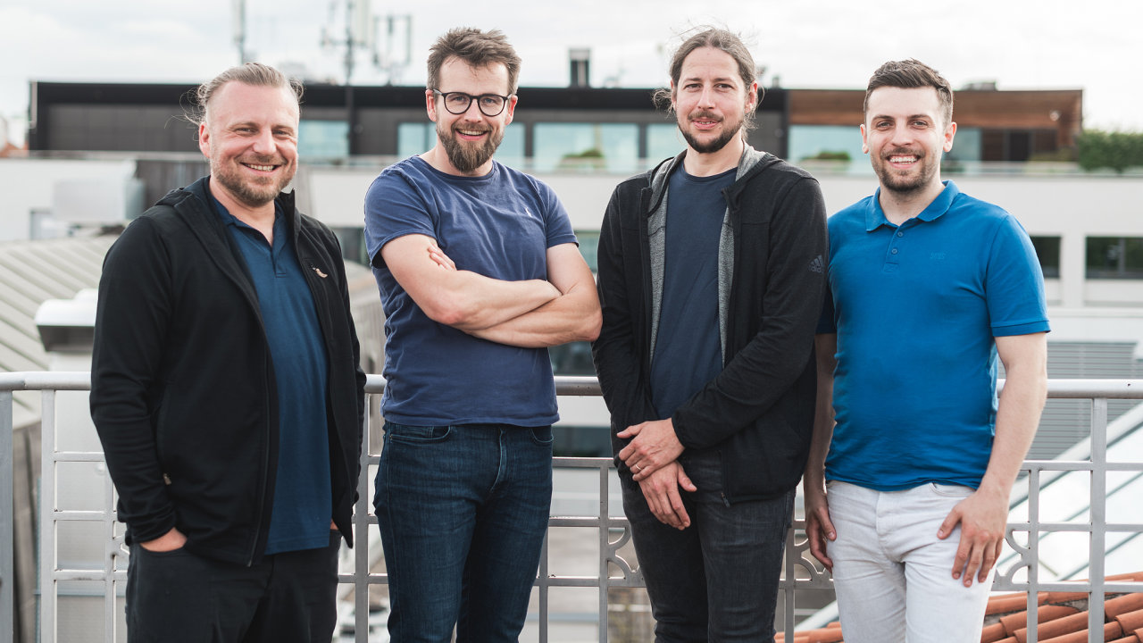 Zakladatel� Presto Ventures, zleva Vojta Ro�ek, P�emysl Rube�, Eduard Ku�era...