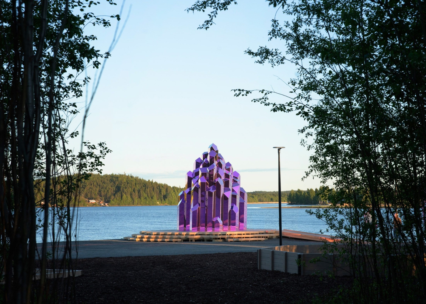 Lithium Crystal Sauna, Švédsko (Foto: archiv architektů) Lithium Crystal Sauna, Švédsko