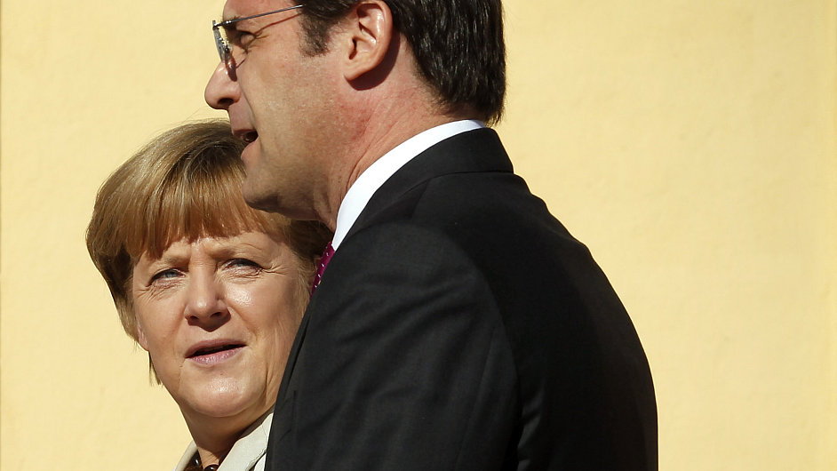 Angela  Merkelov a Pedro Passos Coelho