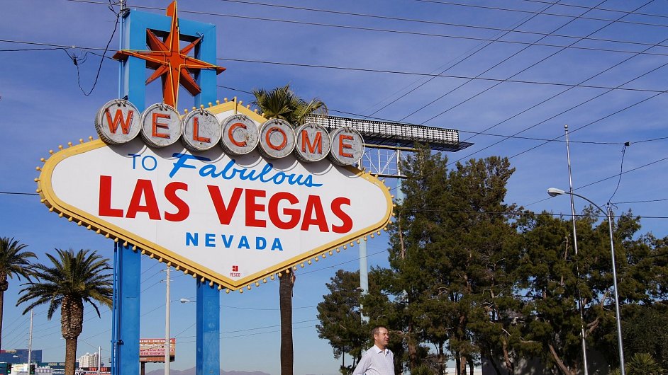 Slavn cedule vtajc nvtvnky Las Vegas, kter je domovem veletrhu International CES.
