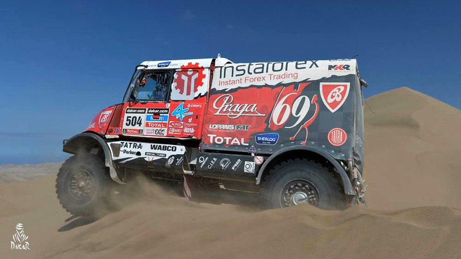 Ale Loprais ve veden 10. etapy Rallye Dakar
