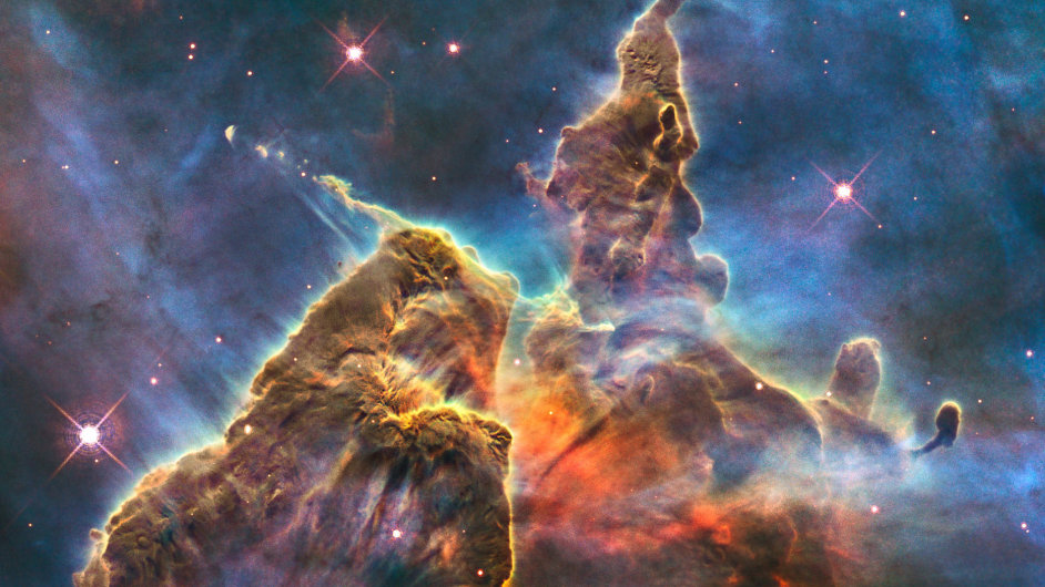 Hubblev teleskop - Ilustran foto.