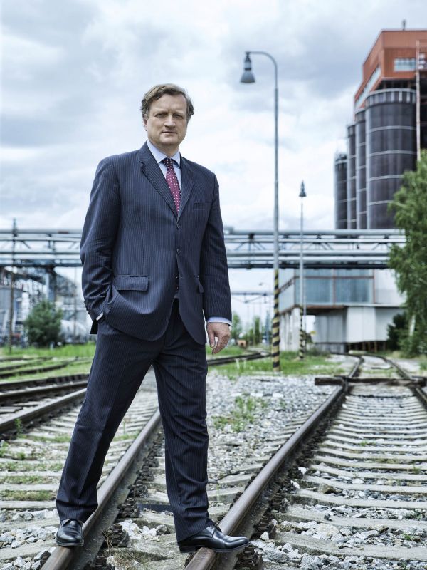 Majitel chemičky Fosfa Ivan Baťka (Foto: HN - Tomáš Nosil) Majitel chemičky Fosfa Ivan Baťka