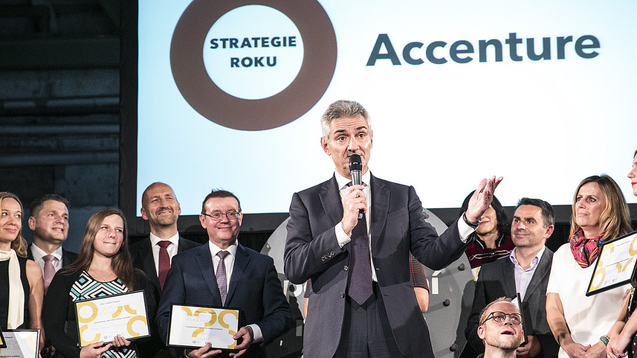 Roberto Libonati, generln editel spolenosti Accenture, vtz kategorie TOP Odpovdn velk firma 2017