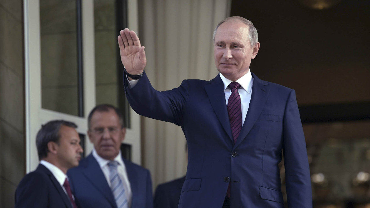 Vladimir Putin, vtz nedlnch prezidentskch voleb v Rusku.