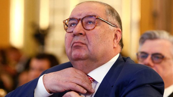 FILE PHOTO: Founder of USM Holdings Usmanov attends session during Week of...