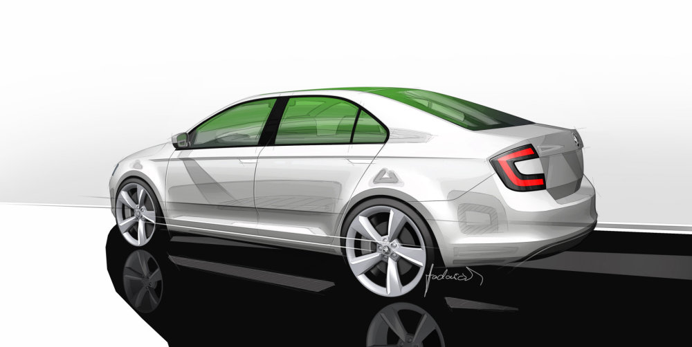 Škoda Rapid - design
