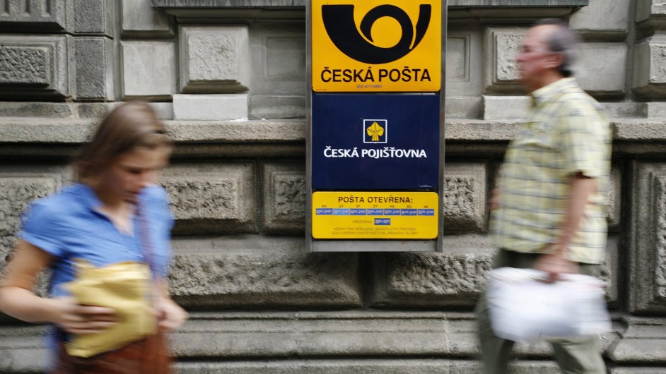 Česká pošta, Česká pojišťovna - Ilustrační foto.