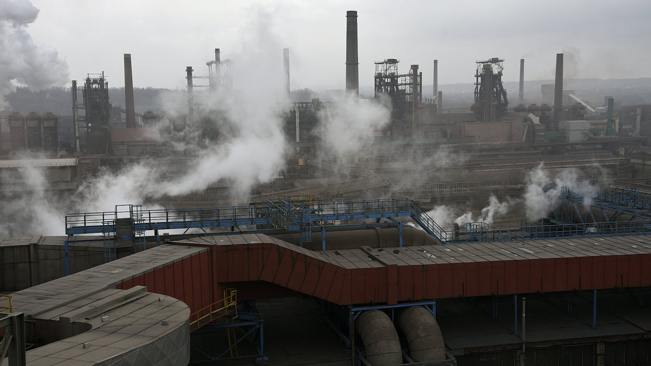 ArcelorMittal Ostrava a.s. hutní komplex.  15.3.2018  Foto Petr Dohnal