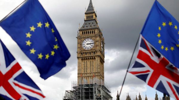 V roce 2016 bylo pro brexit 52 procent Brit� - Ilustra�n&iacute; foto.