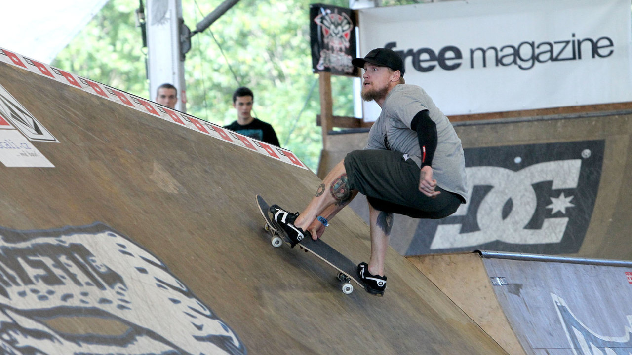 Mike Vallely na Mystic Sk8 Cup.