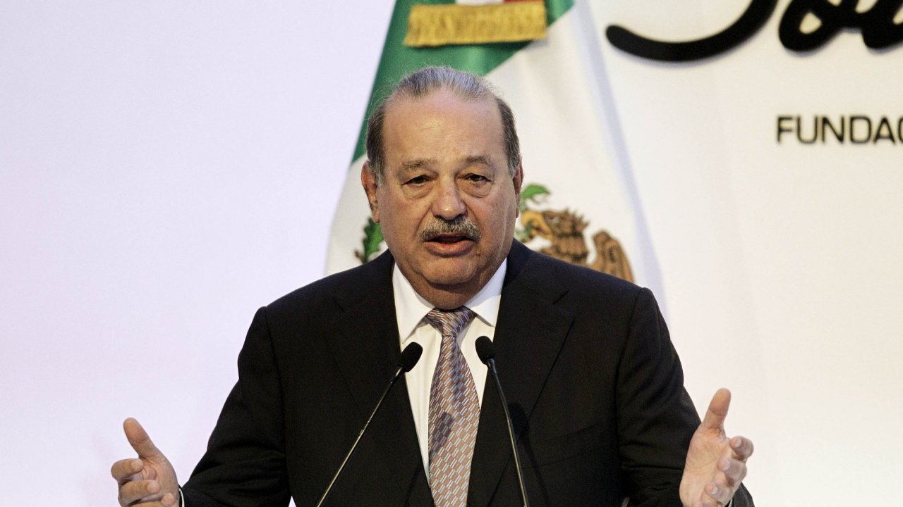 Mexick telekomunikan magnt Carlos Slim.