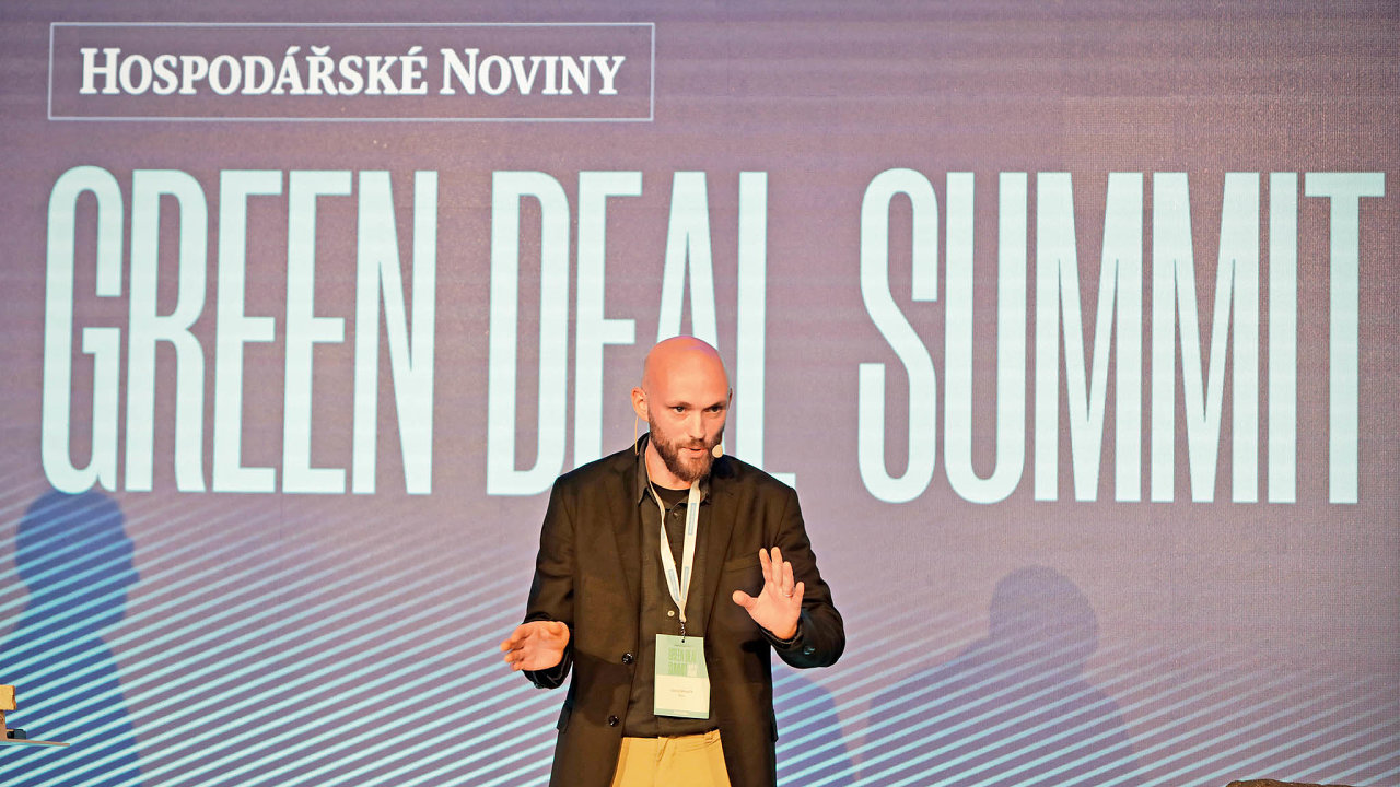 Podnikatel Start‑up Myco pedstavil David Minak inaGreen Deal Summitu.