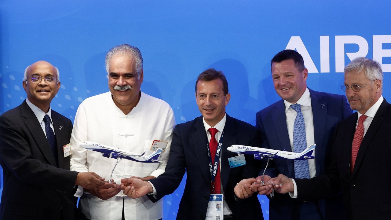 Airbus zskal rekordn objednvku 500 letadel od indick spolenosti IndiGo