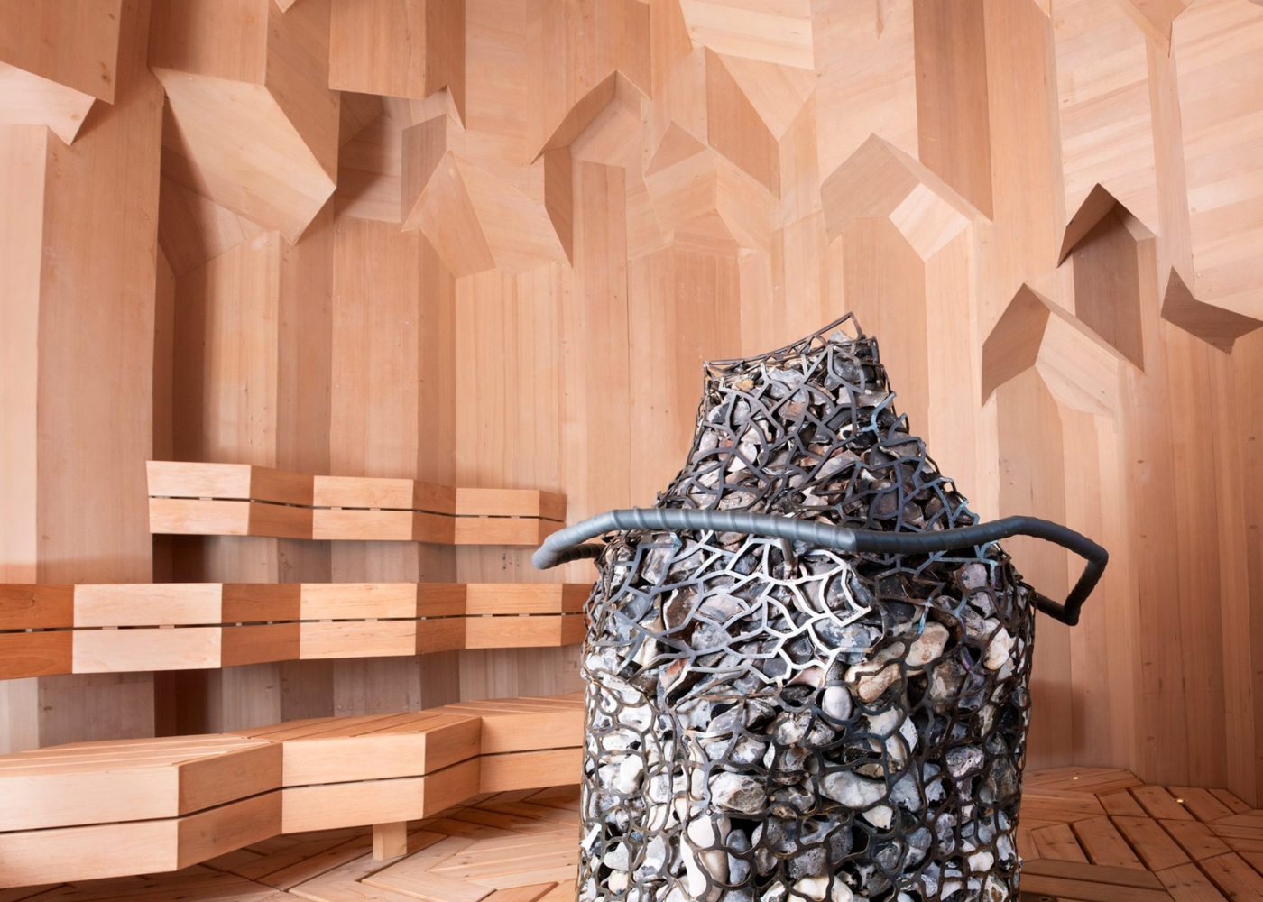 Lithium Crystal Sauna, Švédsko (Foto: archiv architektů) Lithium Crystal Sauna, Švédsko